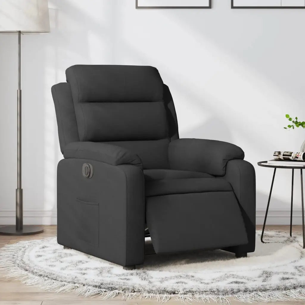 Fauteuil inclinable électrique Noir Tissu - XIOS