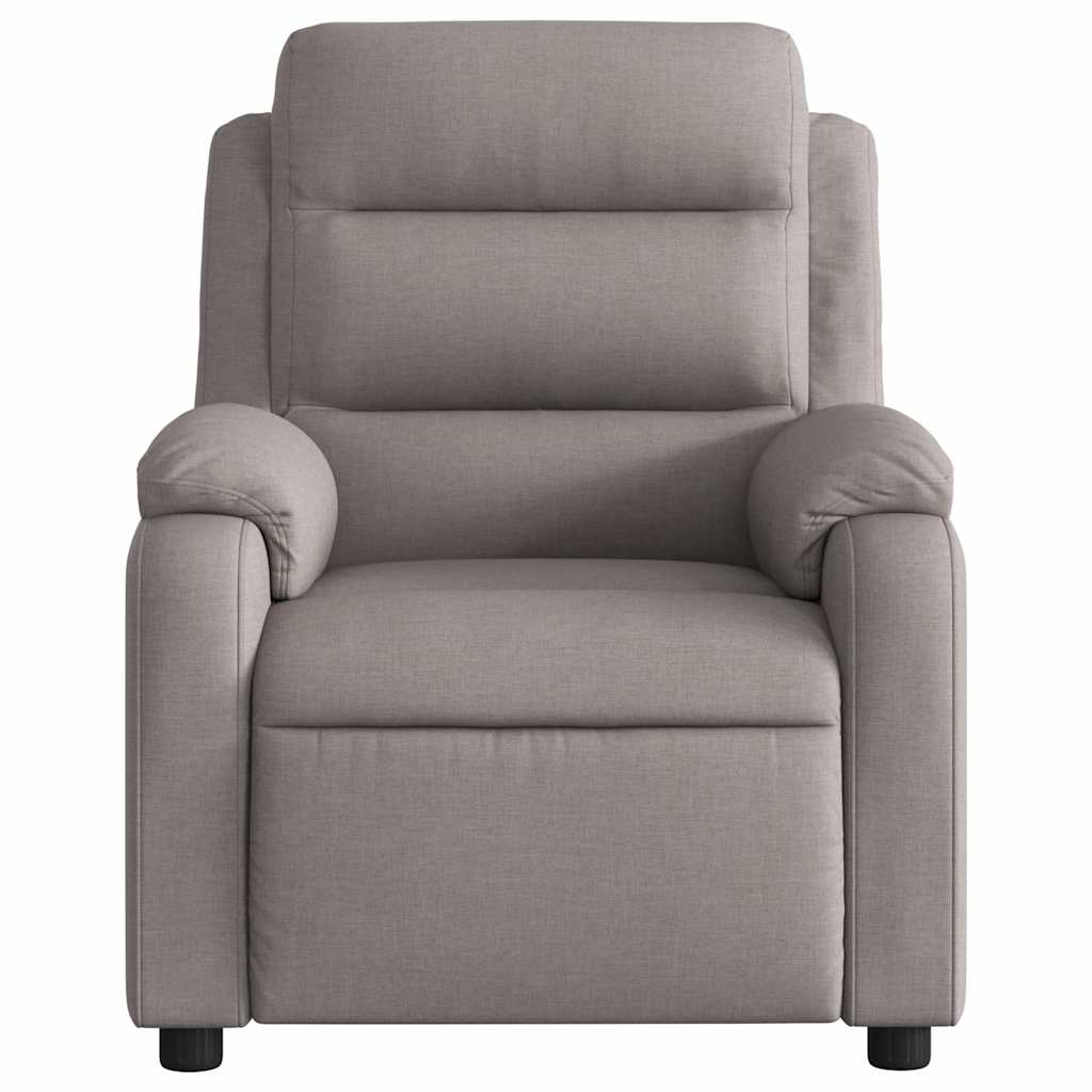 Fauteuil de massage inclinable électrique Taupe Tissu - XIOS