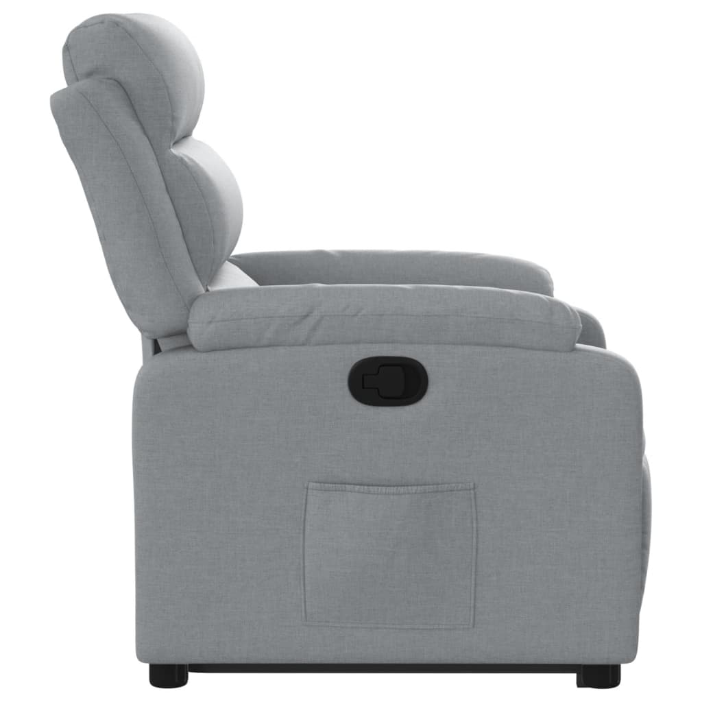 Fauteuil inclinable Gris clair Tissu - XIOS