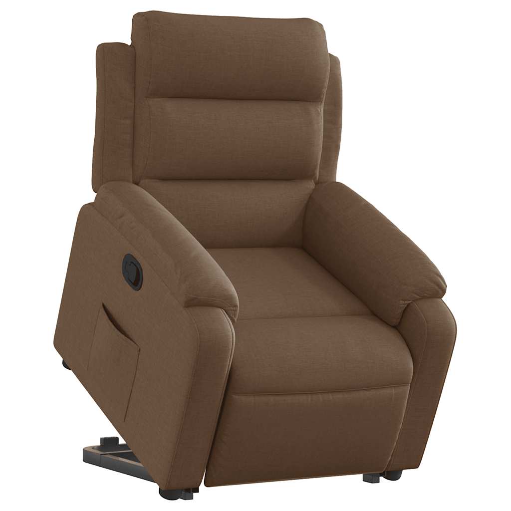 Fauteuil inclinable Marron Tissu - XIOS