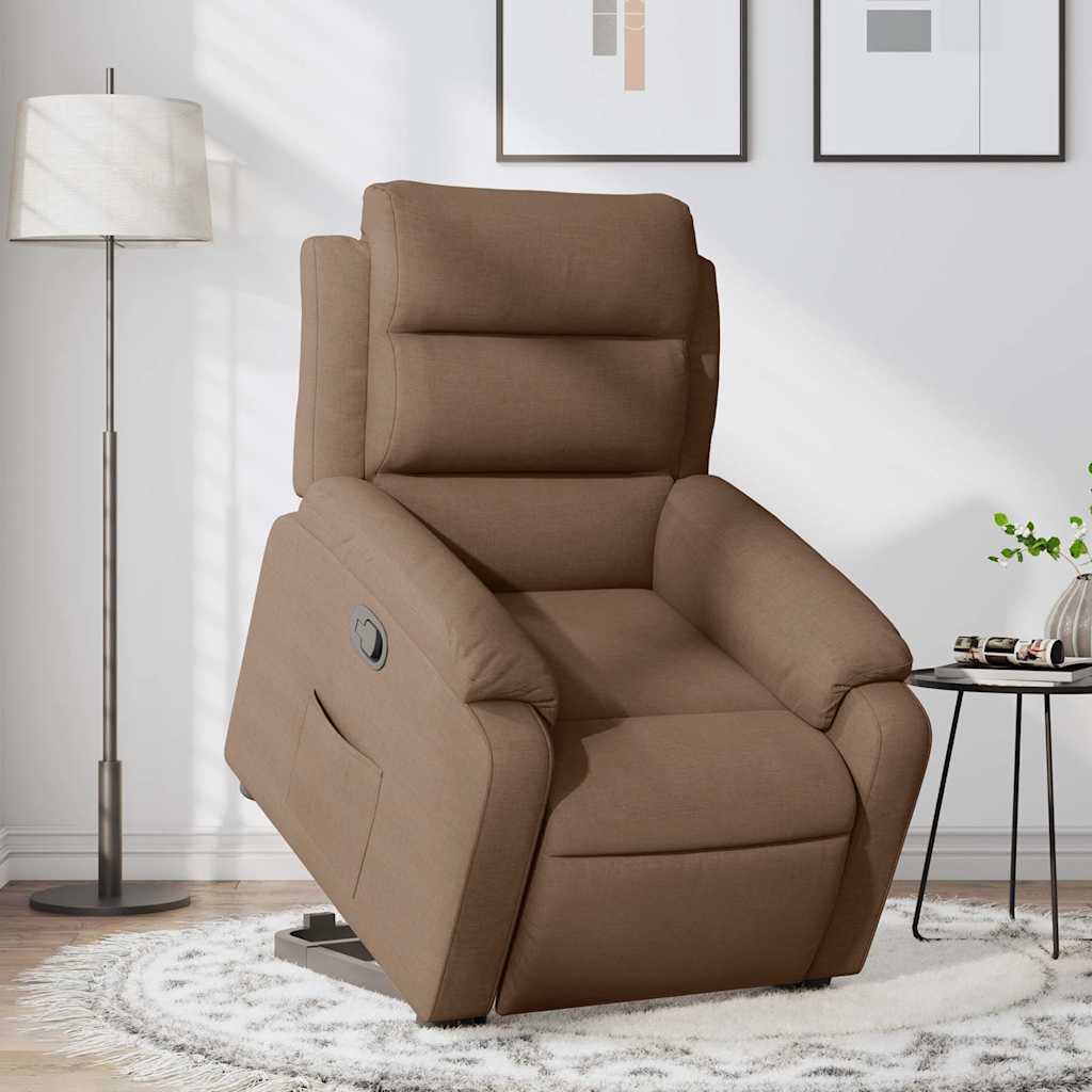 Fauteuil inclinable Marron Tissu - XIOS
