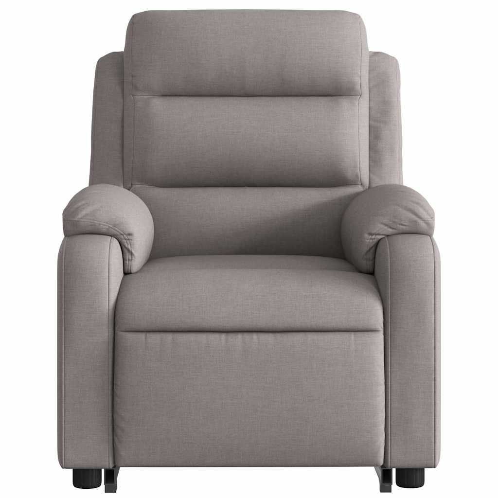 Fauteuil inclinable taupe tissu - XIOS