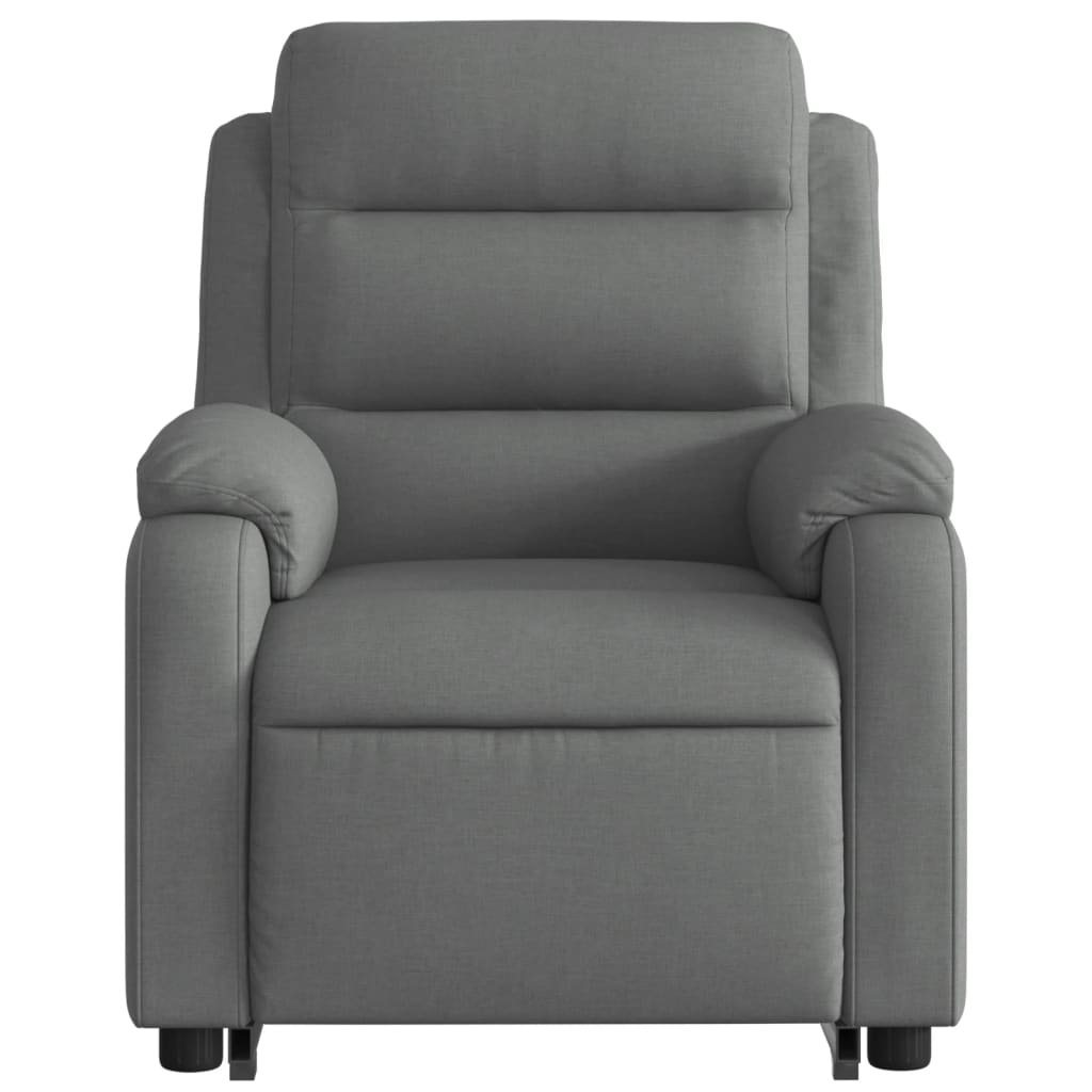 Fauteuil de massage inclinable Gris foncé Tissu - XIOS