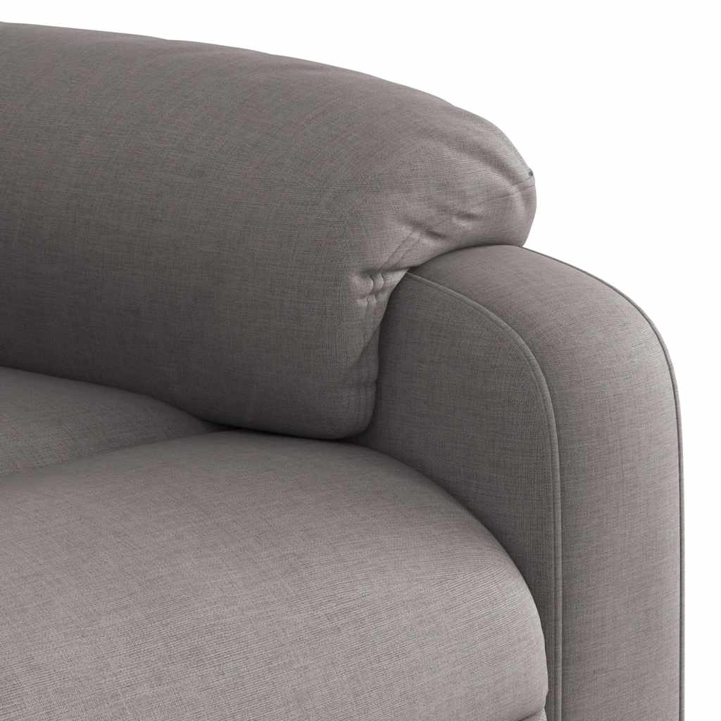 Fauteuil inclinable de massage Taupe Tissu - XIOS