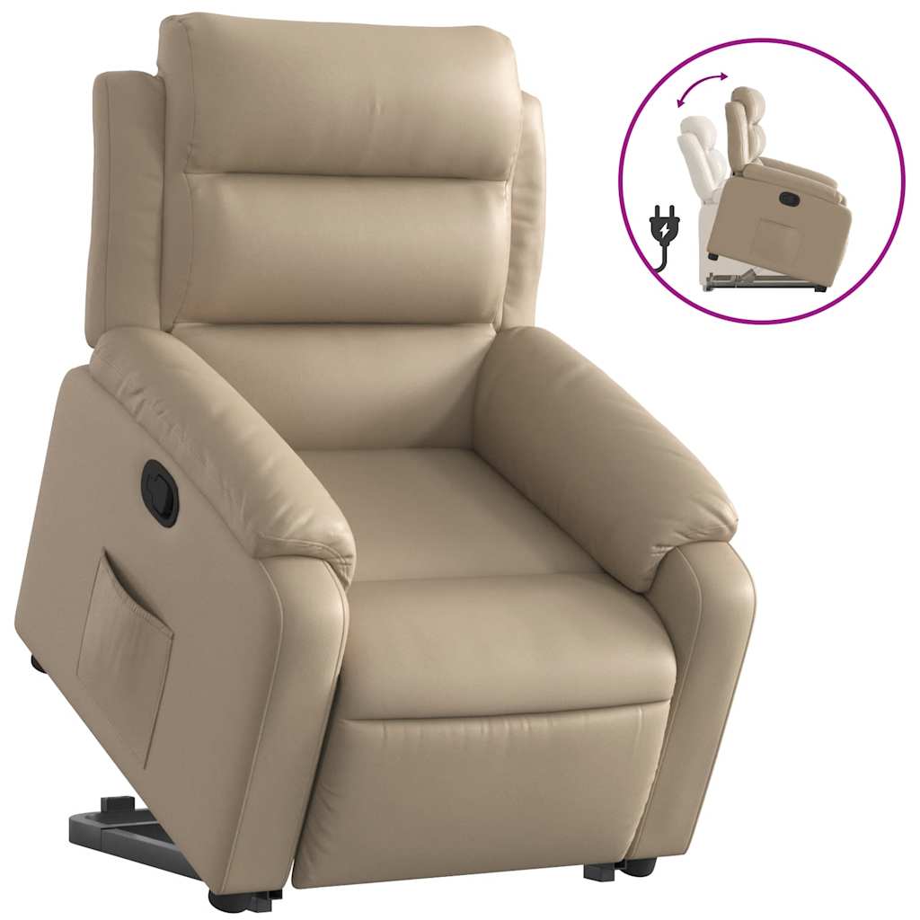 Fauteuil inclinable Cappuccino Similicuir - XIOS