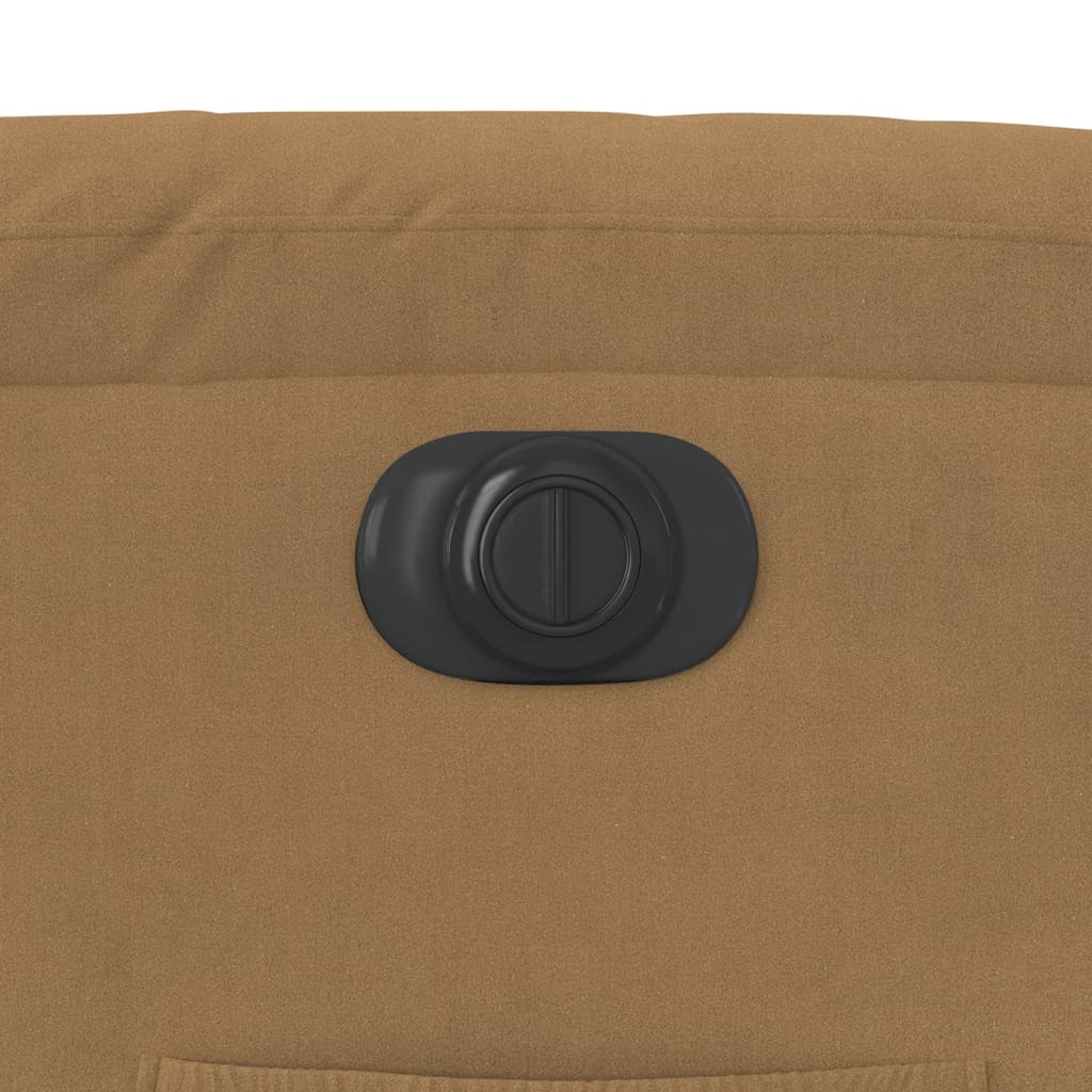 Fauteuil inclinable électrique Marron Velours - XIOS