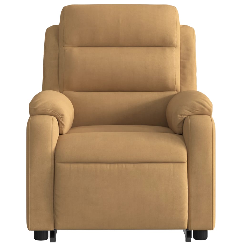 Fauteuil inclinable Marron Velours