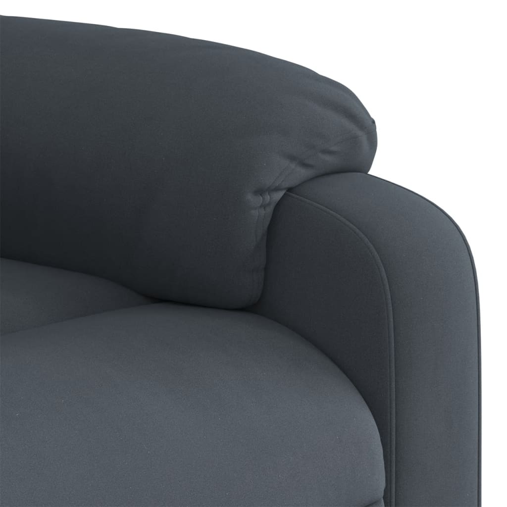 Fauteuil de massage inclinable Gris foncé Velours - XIOS