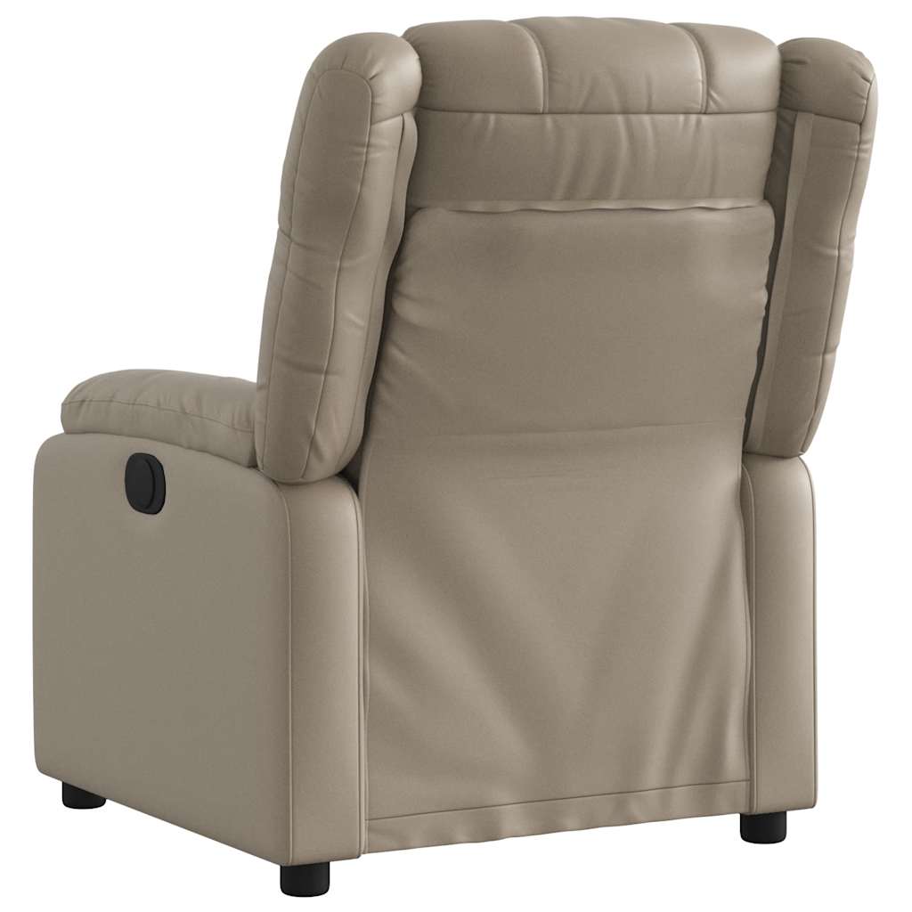 Fauteuil inclinable électrique Cappuccino Similicuir - XIOS