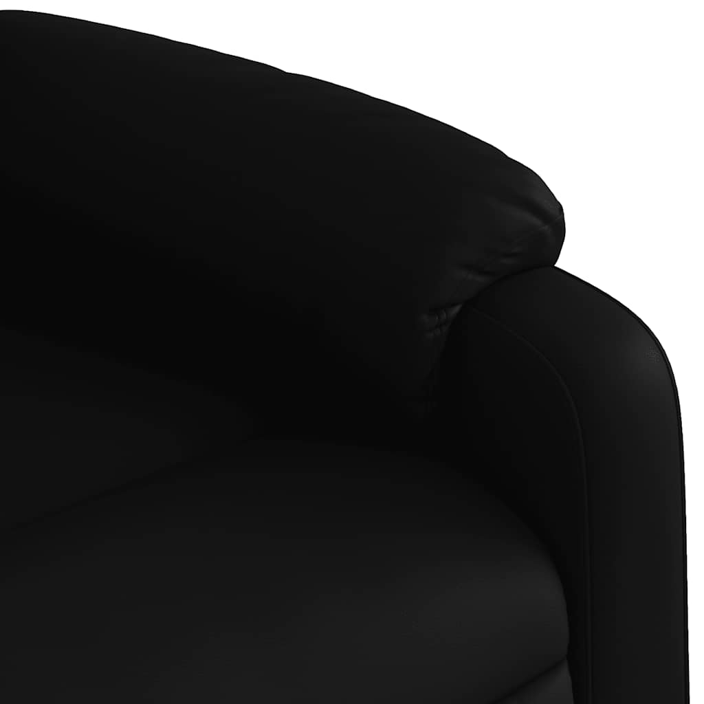 Fauteuil de massage inclinable électrique noir similicuir - XIOS