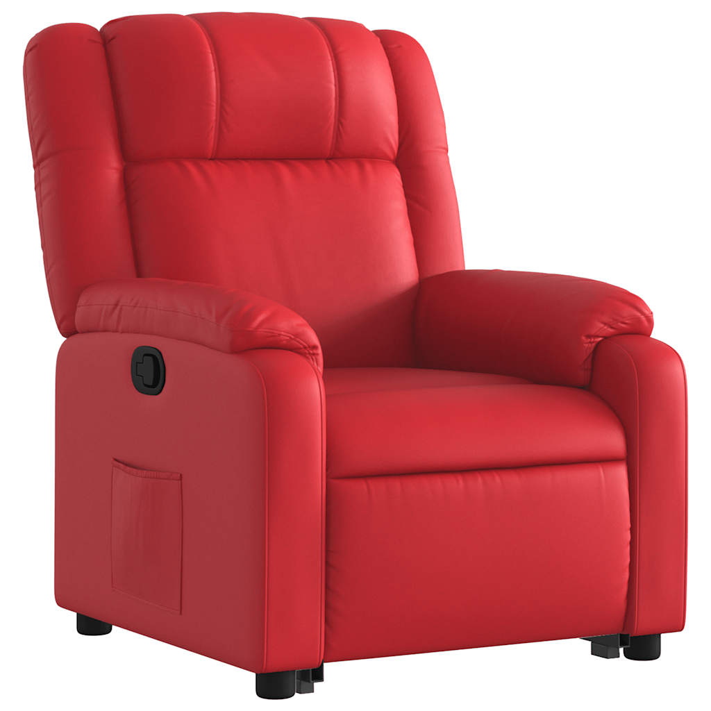 Fauteuil inclinable Rouge Similicuir - XIOS