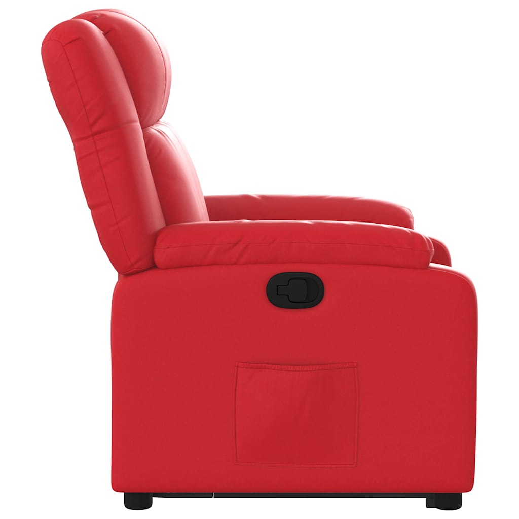 Fauteuil inclinable Rouge Similicuir - XIOS