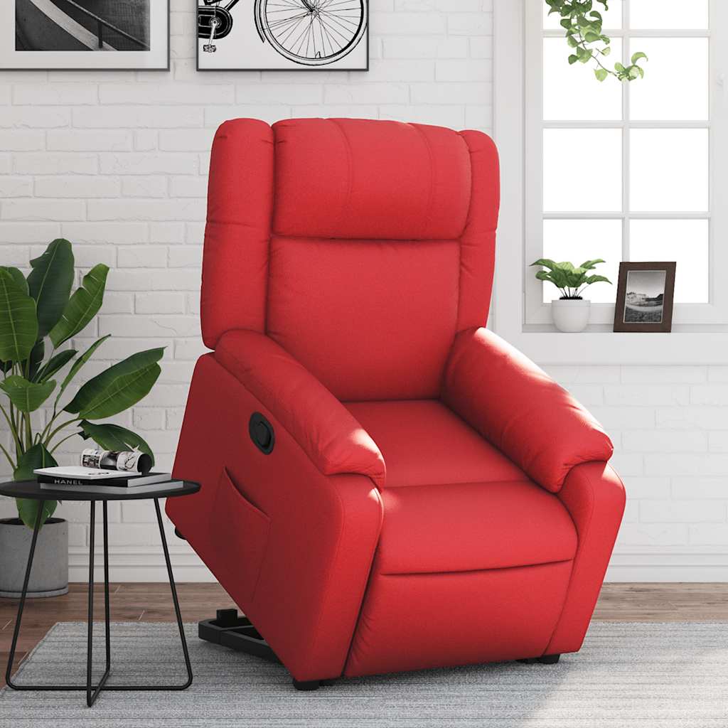 Fauteuil inclinable Rouge Similicuir - XIOS