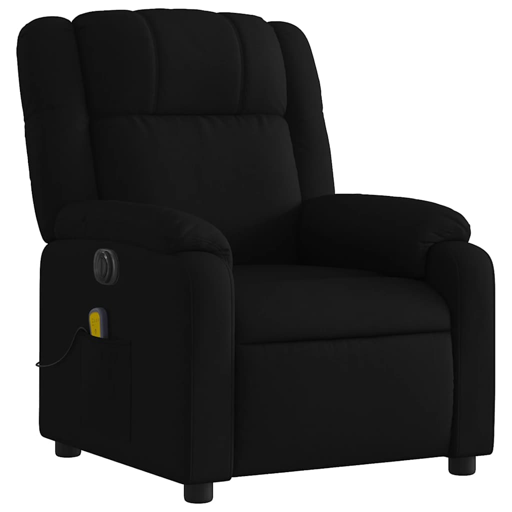 Fauteuil de massage inclinable électrique Noir Tissu - XIOS