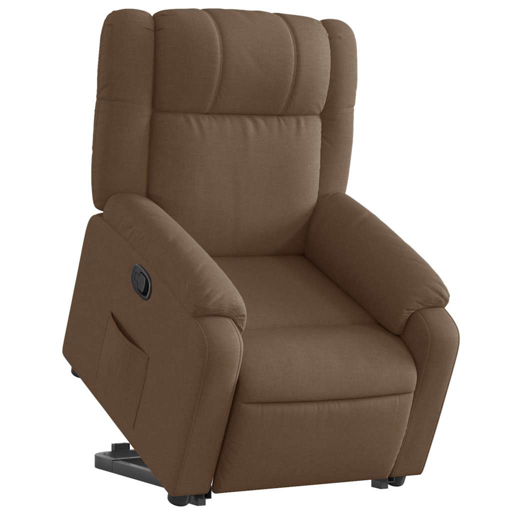 Fauteuil inclinable Marron Tissu - XIOS