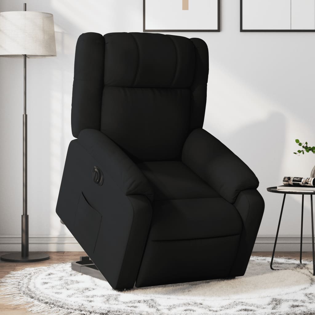 Fauteuil inclinable électrique noir tissu - XIOS