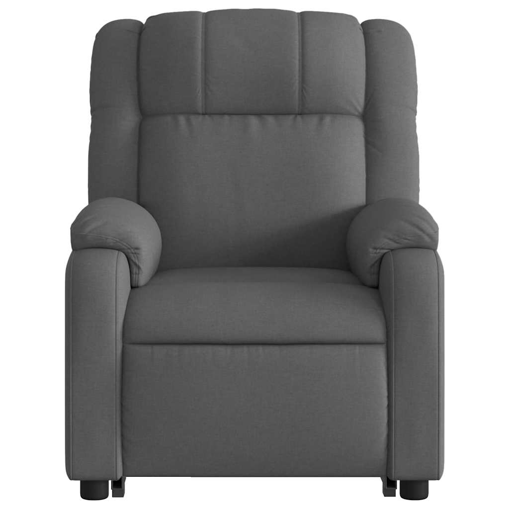 Fauteuil inclinable de massage électrique Gris foncé Tissu - XIOS