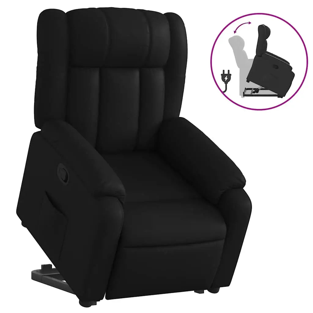 Fauteuil inclinable Noir Similicuir - XIOS
