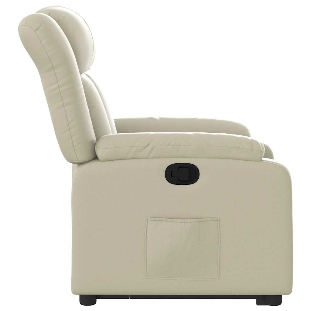 Fauteuil inclinable Crème Similicuir - XIOS