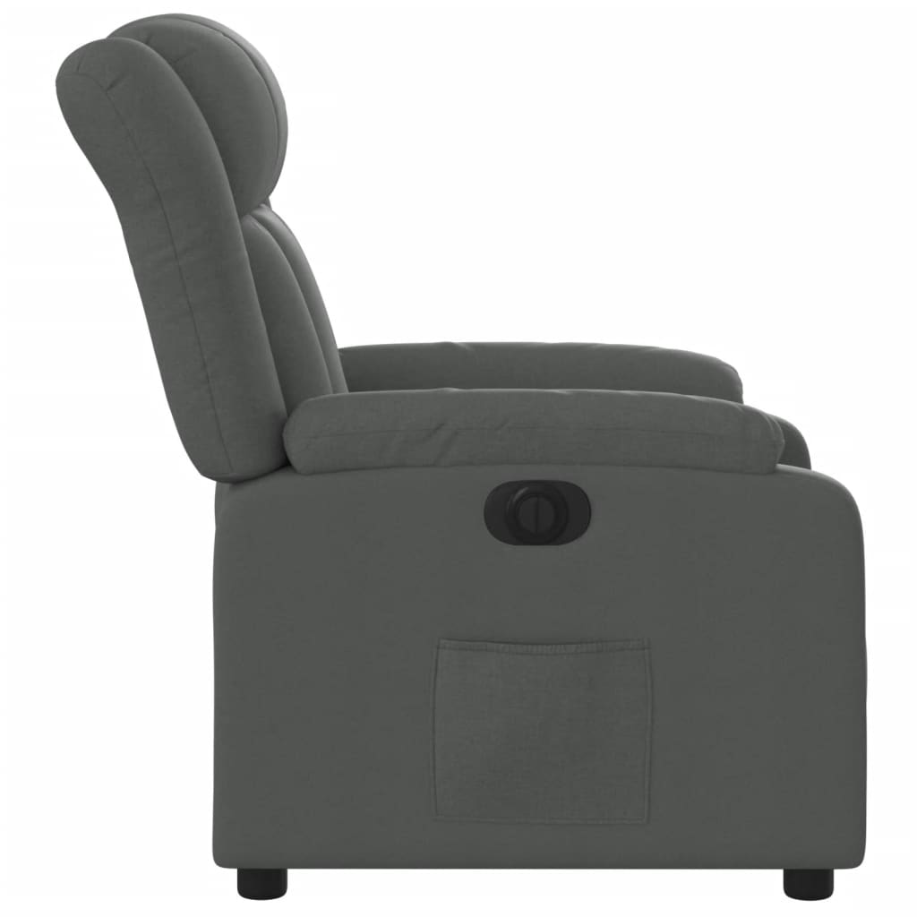 Fauteuil inclinable électrique Gris foncé Tissu - XIOS