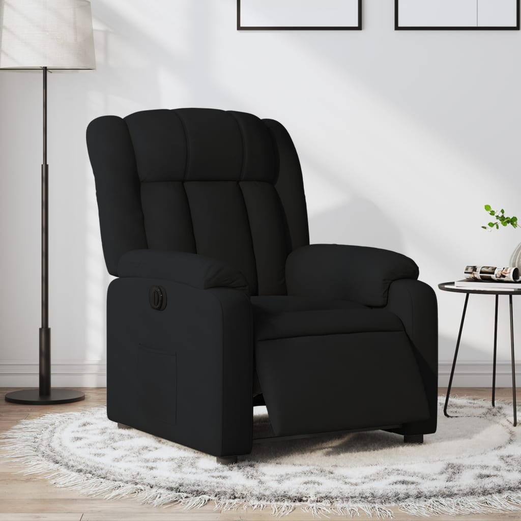 Fauteuil inclinable électrique Noir Tissu - XIOS