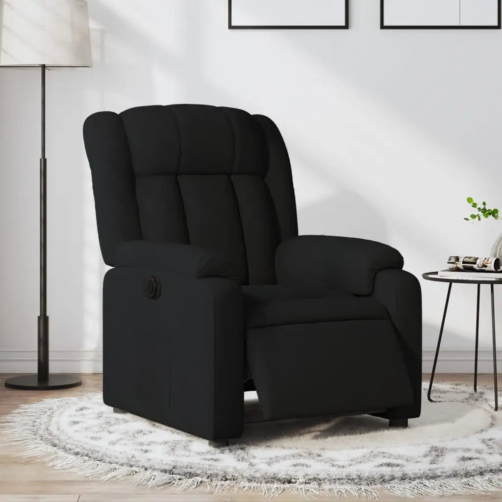 Fauteuil inclinable électrique Noir Tissu - XIOS
