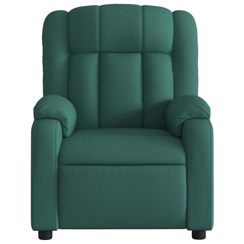 Fauteuil inclinable électrique Vert foncé Tissu - XIOS