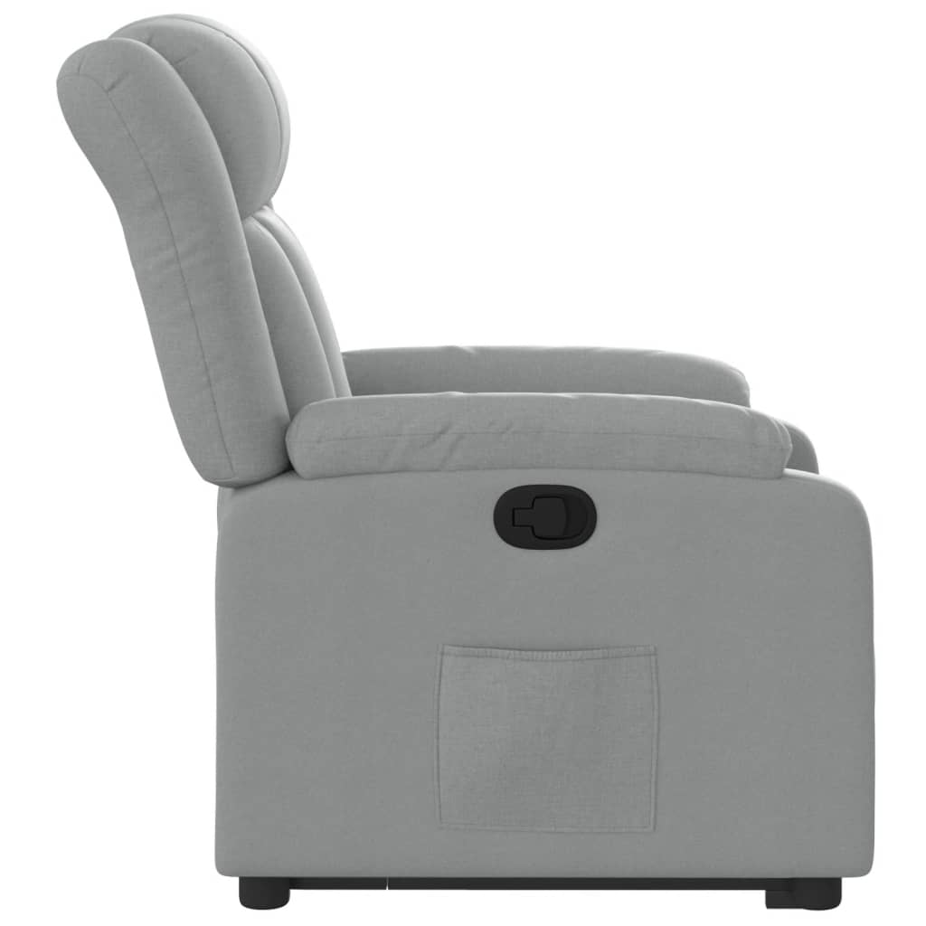 Fauteuil inclinable Gris clair Tissu - XIOS