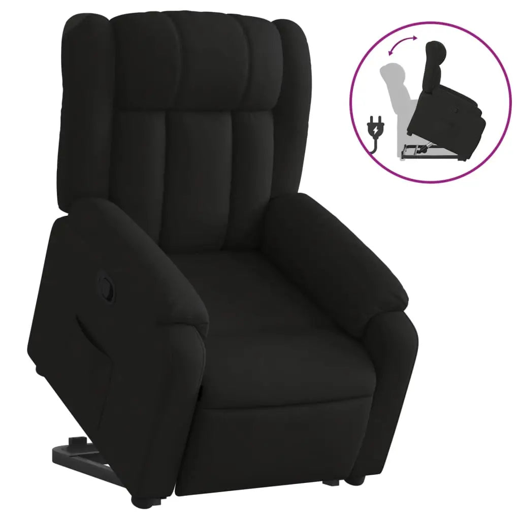 Fauteuil inclinable noir tissu - XIOS