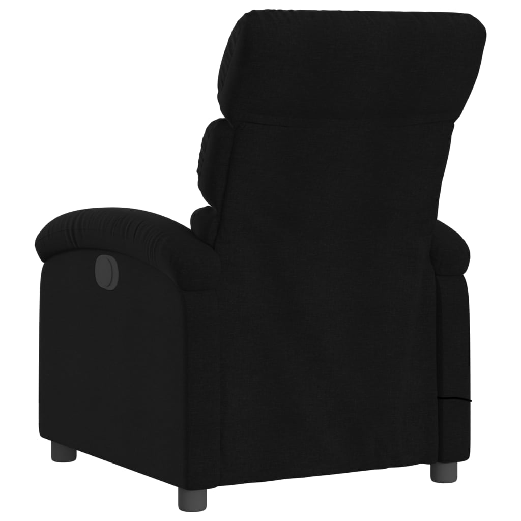 Fauteuil de massage inclinable noir tissu - XIOS