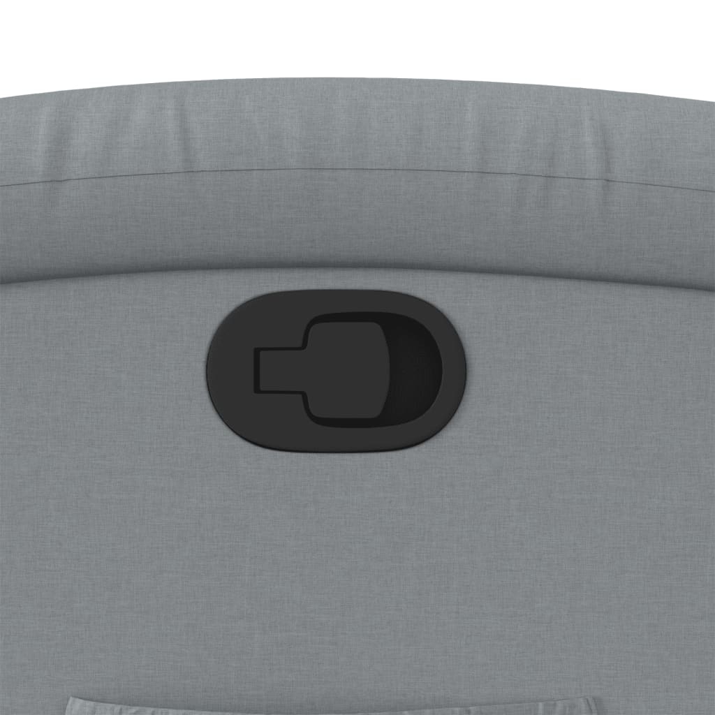 Fauteuil inclinable en tissu gris clair - XIOS