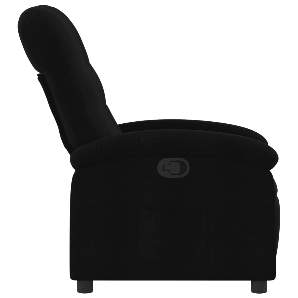 Fauteuil inclinable en tissu noir - XIOS
