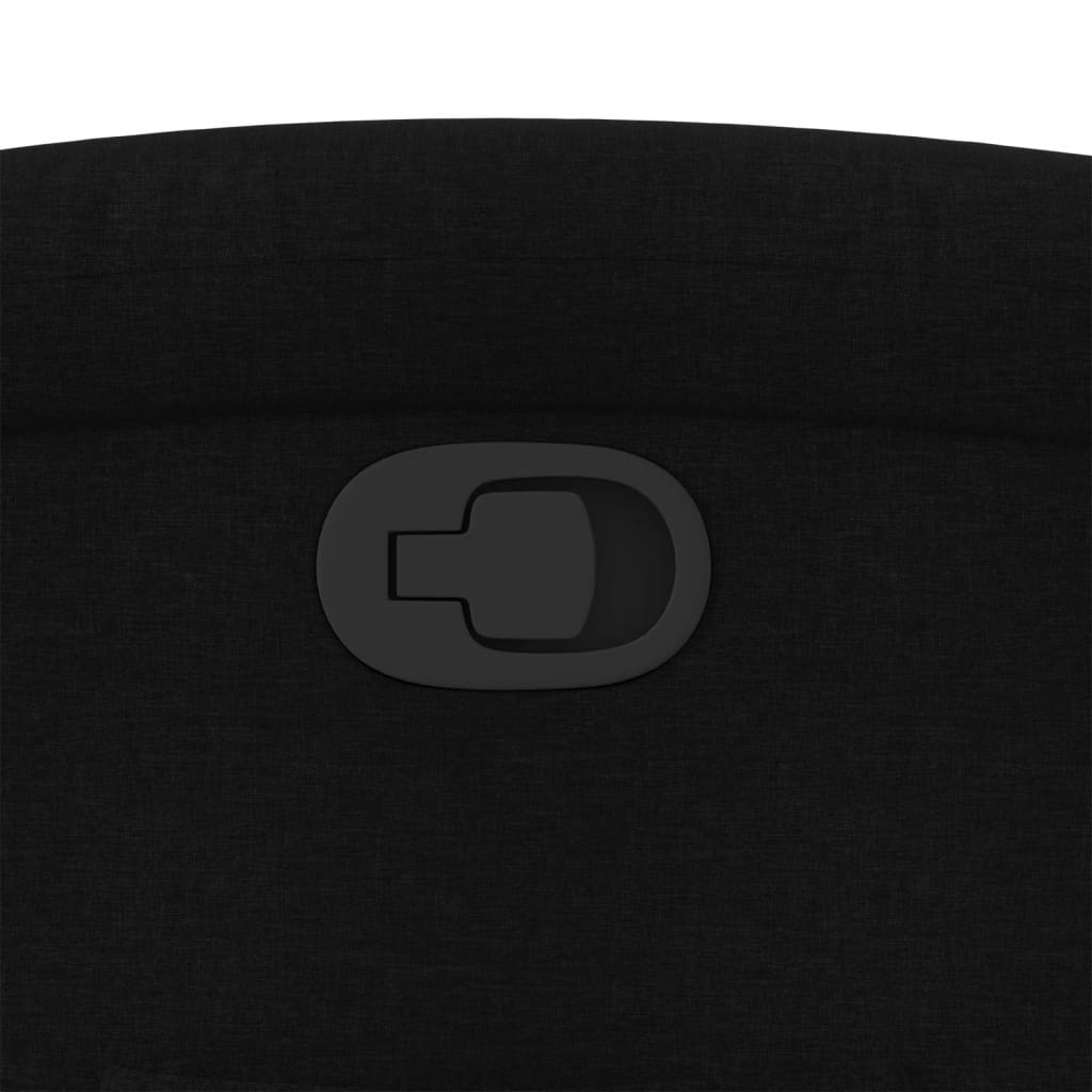 Fauteuil inclinable en tissu noir - XIOS