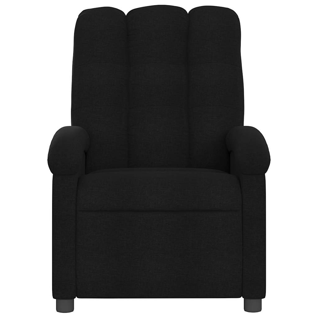 Fauteuil de massage inclinable noir tissu - XIOS