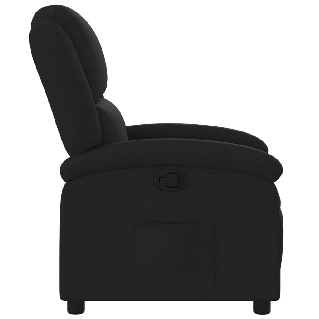 Fauteuil inclinable noir tissu - XIOS