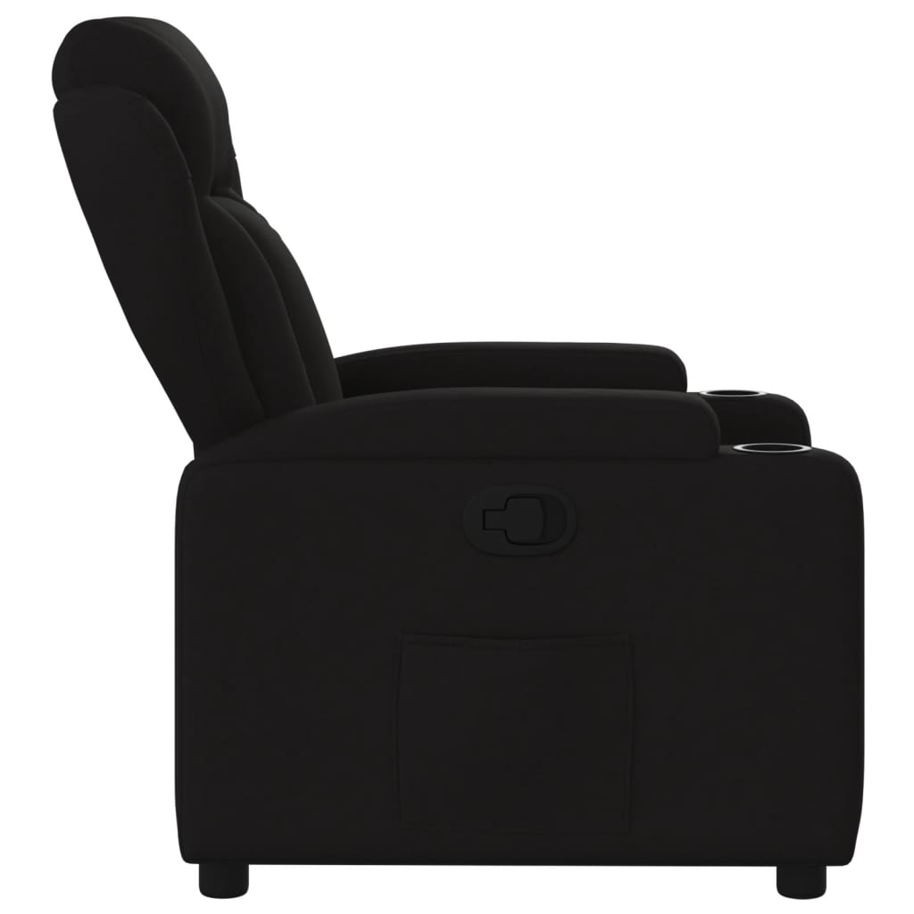 Fauteuil inclinable en tissu noir - XIOS