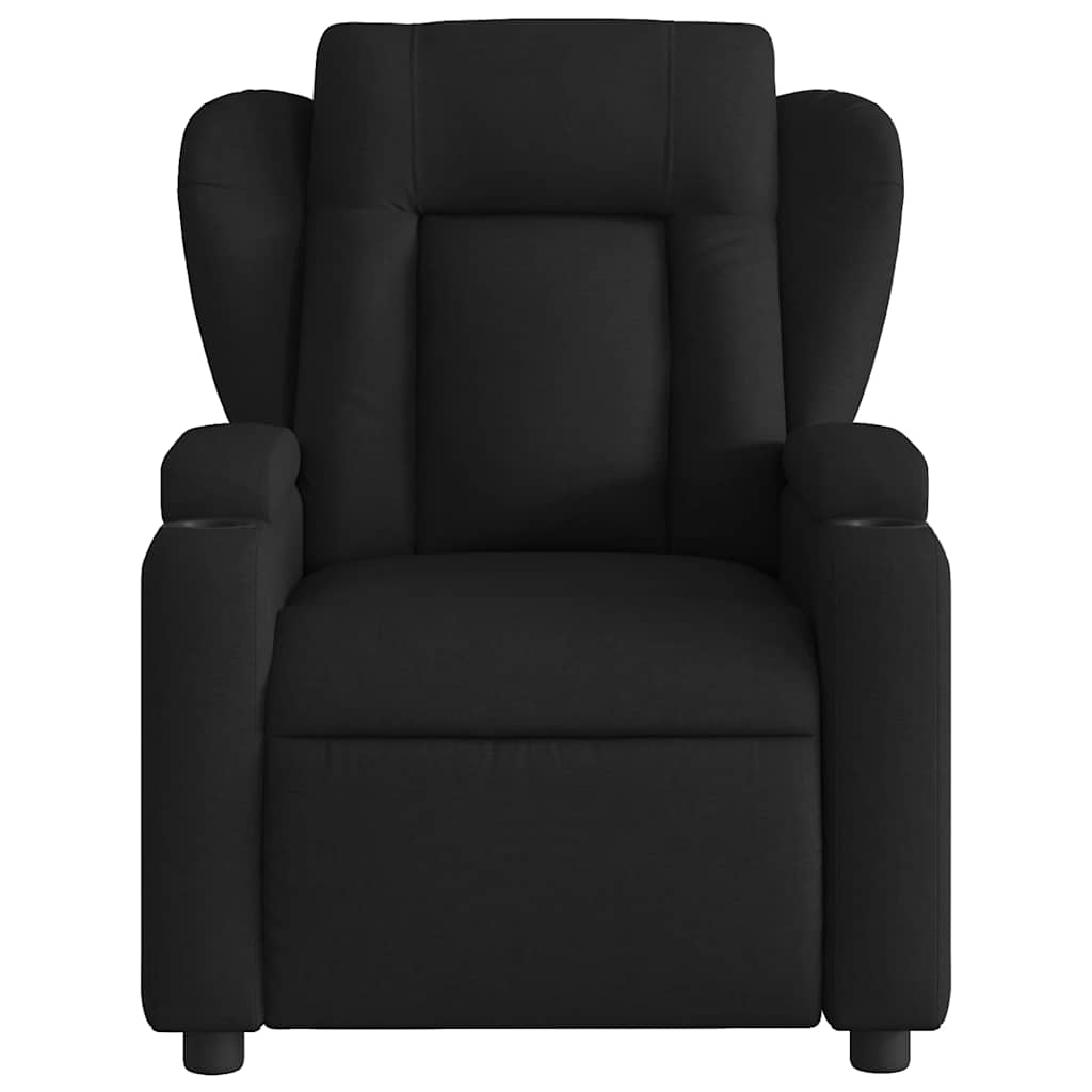 Fauteuil de massage inclinable noir tissu - XIOS