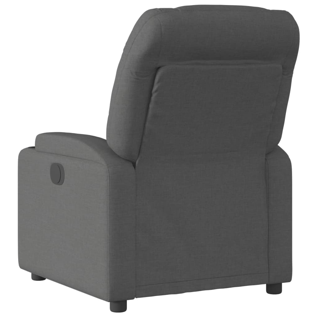 Fauteuil inclinable en tissu gris foncé - XIOS
