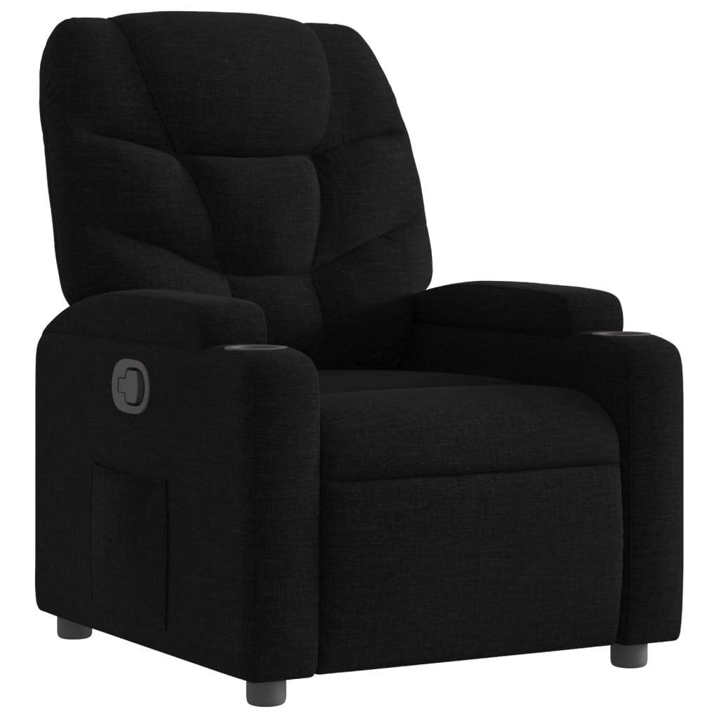 Fauteuil inclinable en tissu noir - XIOS