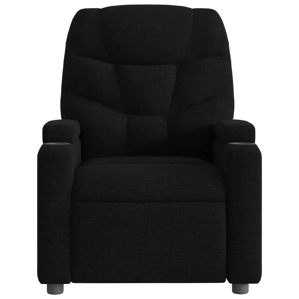 Fauteuil de massage inclinable noir tissu - XIOS