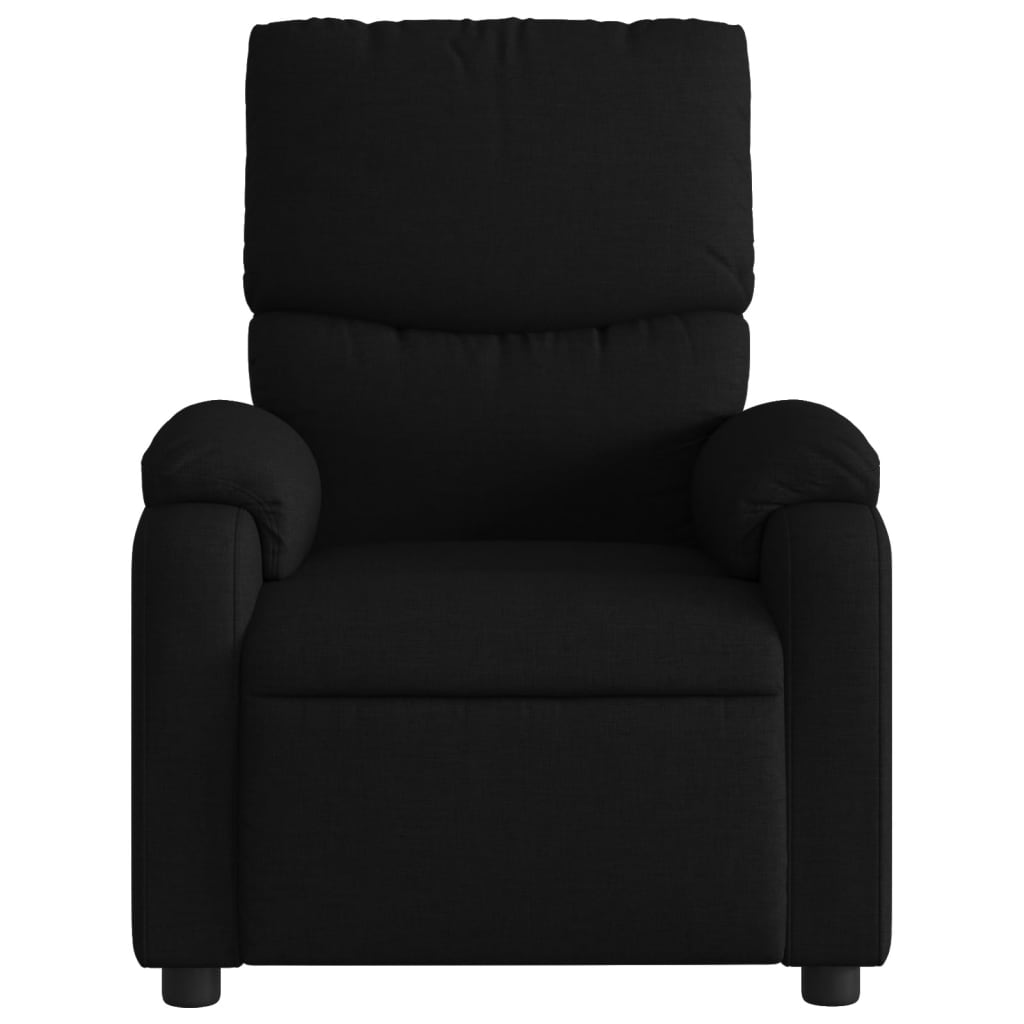 Fauteuil de massage inclinable noir tissu - XIOS