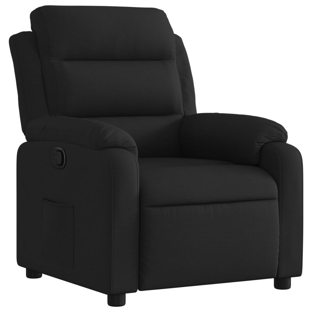 Fauteuil inclinable en tissu noir - XIOS