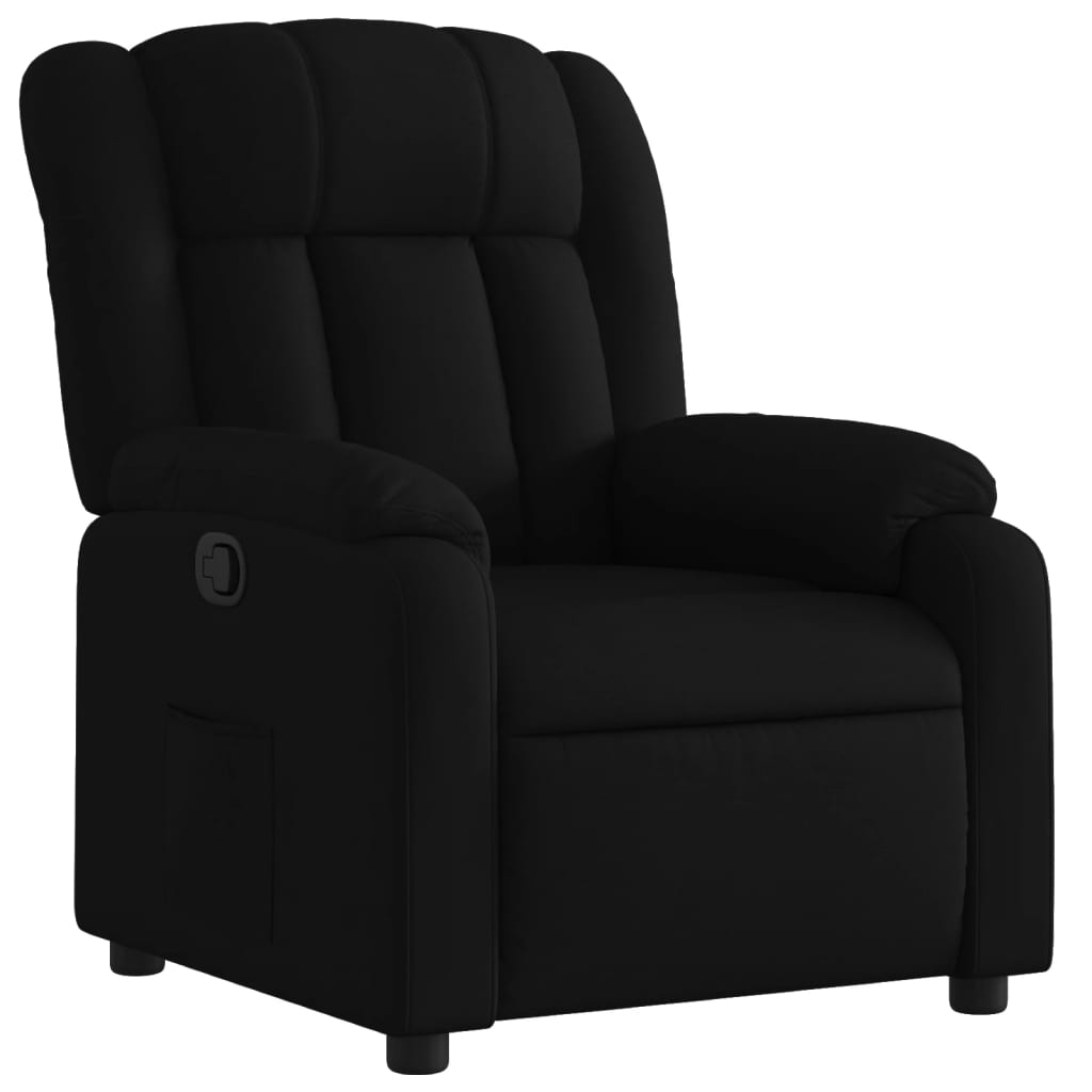 Fauteuil inclinable en tissu noir - XIOS