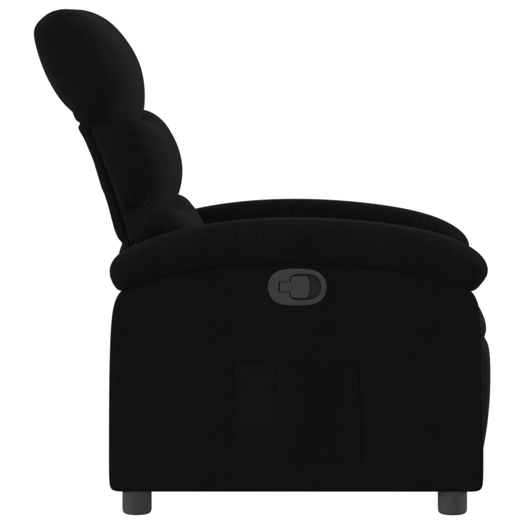 Fauteuil inclinable noir tissu - XIOS