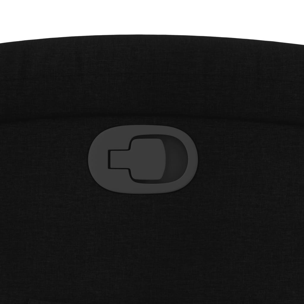 Fauteuil inclinable noir tissu - XIOS