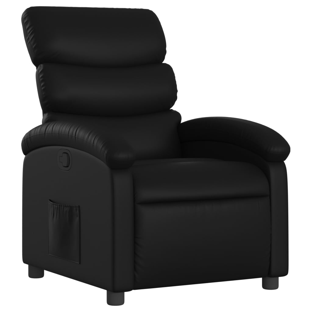 Fauteuil inclinable noir similicuir - XIOS