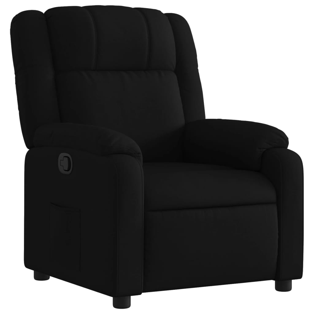 Fauteuil inclinable noir tissu - XIOS