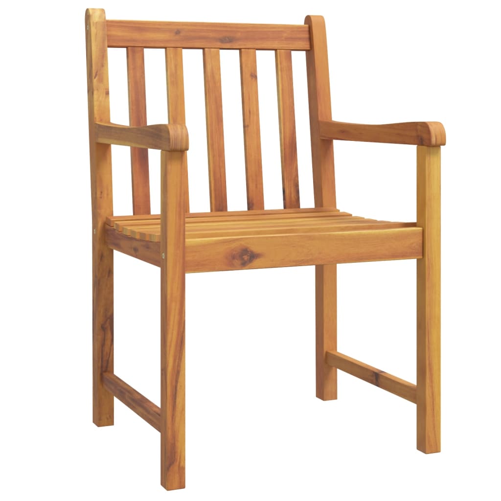 Ensemble à manger de jardin 5 pcs Bois d'acacia solide
