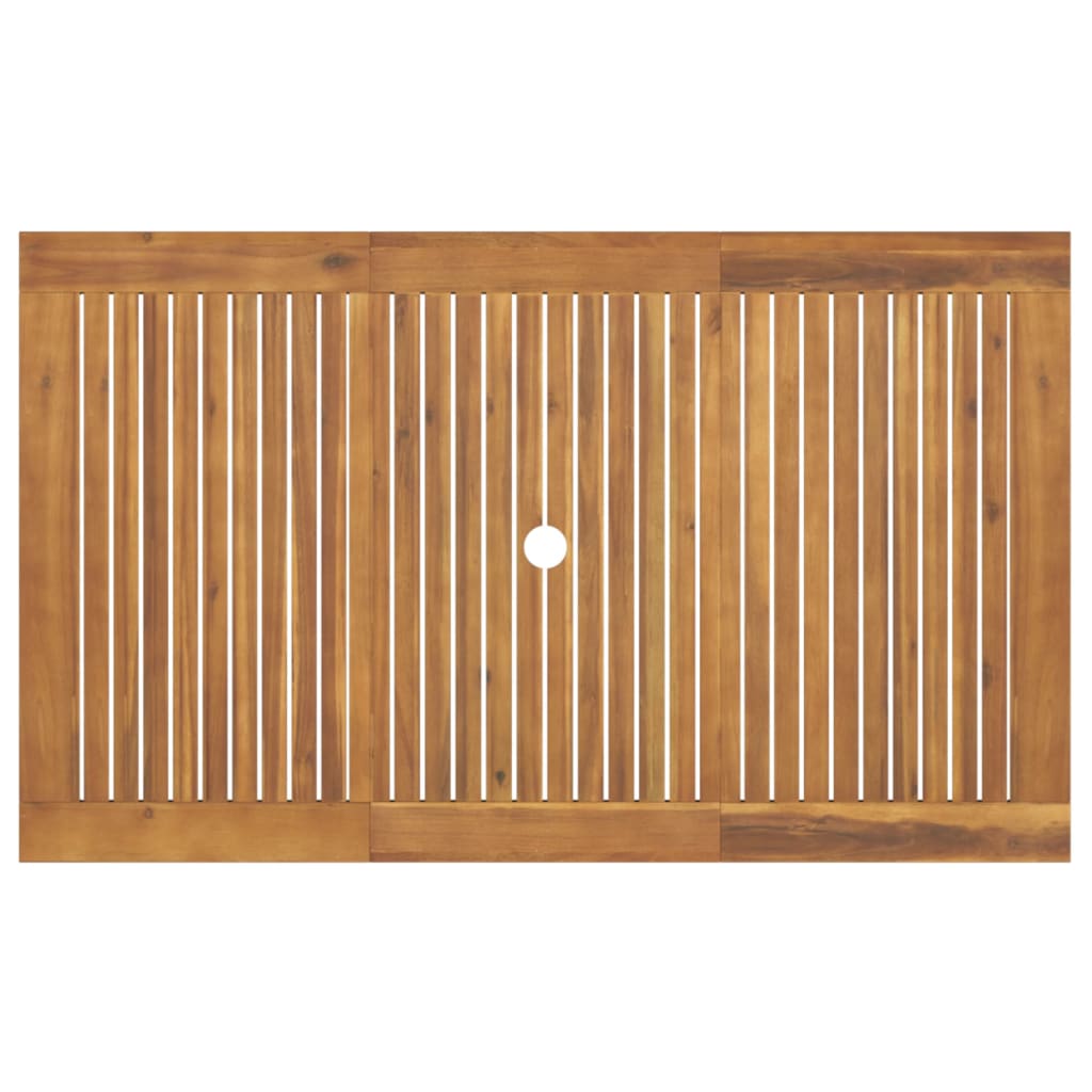 Ensemble à manger de jardin 5 pcs Bois d'acacia solide