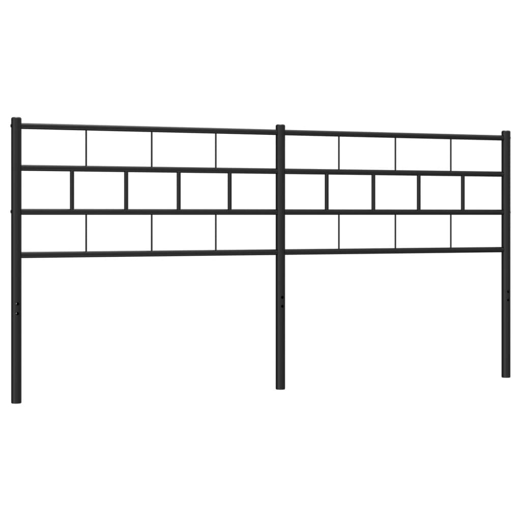 Tête de lit métal noir 160 cm - XIOS